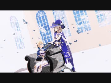 【原神MMD】magnet【ジン・リサ】