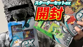 【ポケカ】ニャオハ・ホゲータ・クワッスが可愛すぎるデッキセットを紹介するわよ！【スターターセットex】