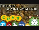 Total War:WARHAMMERⅢ】とびだせ ぞうもつの森！＃３５『渾沌への昇華』