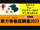 よんつべ078-24　チラシ情報なし店舗《推察編》　カネスエ・ラムー・マルヤス・BASIC・くすりのアオキ・すしまんまん等【恵方巻徹底調査2023】