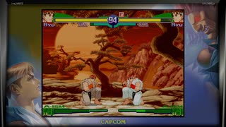 ストリートファイターZERO3　プレイ動画　隆VS隆(自分)