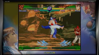 ストリートファイターZERO3　プレイ動画　豪鬼VS隆(自分)