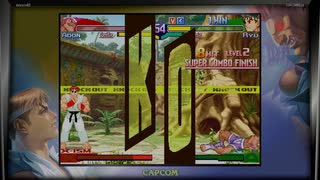 ストリートファイターZERO3　プレイ動画　アドンVS隆(自分)