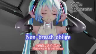 【全画面で見てください！】【MMDカメラ配布あり】【MMDxblender】ノンブレスオブリージュ