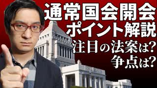 【解説】国会ポイント解説！注目の法案は？争点は？