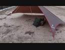 【冬キャンプ】snowpeakペンタシールドでタープ泊するやつ