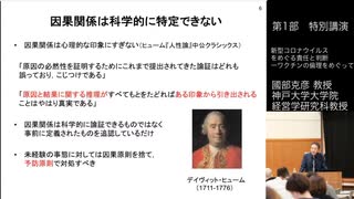 因果関係は科学的に特定できない