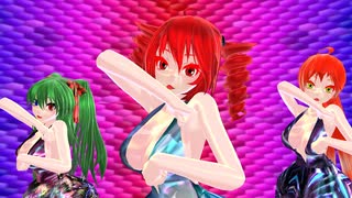 【MMD】重奏オルレアン【重音テト　櫻花アリス　波音リツ】