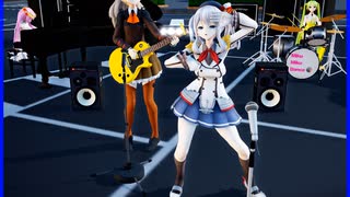 MMD、ルカ、ミク、熊野、鹿島、計4人、で、神ぽいな