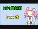 [voicevox解説]　NO１保存料　クエン酸