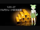2023/01/23~27  １週間の収支結果　FX