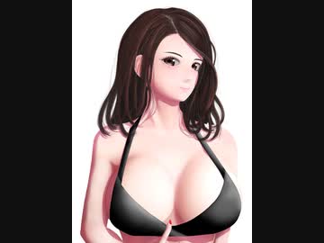 水着の女の子02 前半 厚塗り イラストメイキング