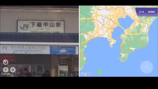 ずんだもんとGeoGuessr 鉄道ご近所マップ