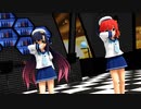 [MMD]艦これ 択捉・松輪 酔いどれ知らず｛着衣有り｝