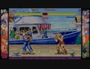 ハイパーストリートファイターⅡ　プレイ動画　Dガイル　VS　X隆(自分)