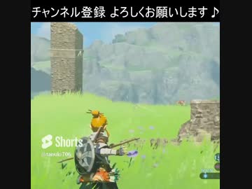 まさか当たるとは、、、 [ゼルダの伝説 ブレスオブザワイルド]#shorts