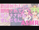 四国めたんに膝枕されて耳かきされるずんだもんASMR