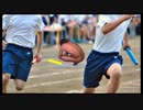 靴紐が結べずスタートできないリレーの第一走者