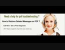 How to Retrieve Deleted Messages on POF ? Dial 1-855-276-3666