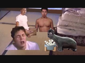 骨取りゲームで遊ぶ空手部