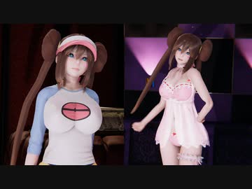 【ポケ〇ンMMD-R18】ベビードールなメーーイで妄想させて頂いた【紳士向け】