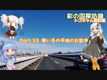 part.33 寒い冬の平地のお散歩【彩の国探訪録：トコちゃん探訪編】