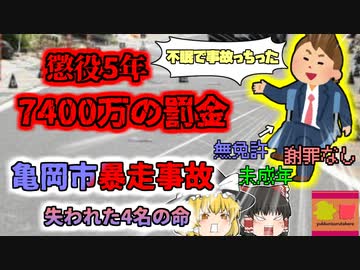 【2012年京都】DQN「30時間遊んでたら事故っちゃった」集団登校中に自動車が突っ込んだ『亀岡市無免許暴走事故』【ゆっくり解説】