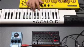 ぼっち・ざ・ろっく！　「あのバンド」　ミクミクテクノカバー(ボーカロイドキーボード 初音ミク、Roland T-8、Septavox )