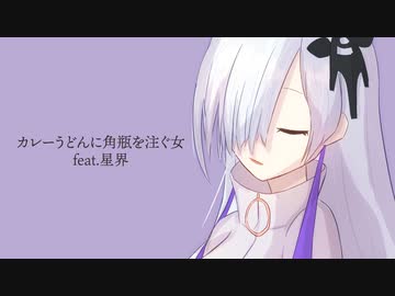 カレーうどんに角瓶を注ぐ女/ 星界