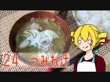 ξﾟ⊿ﾟ)ξ雑に料理を楽しむようです#24【つみれ汁】