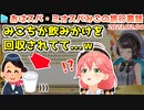 旅行の飛行機内で不憫な目に遭っていたみこち