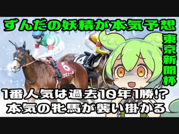 【VOICEVOX劇場】ずんだの妖精が競馬本気予想【東京新聞杯】