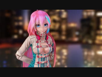 【MMD】 ハッピーシンセサイザ 『巡音ルカ』
