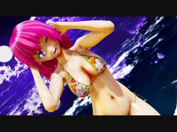東方ｍｍｄ】水着な幽々子様に踊ってもらいました【Lamb.】【４ｋ】