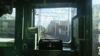 【車窓】東武スカイツリーライン先頭車両 東向島～曳舟2016年9月8日