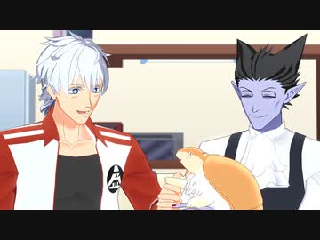 【吸死MMD】事務所でわちゃわちゃ【ロナルド・ドラルク・ジョン】