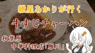 紲星あかりが行く！～牛すじチャーハン～「雁川」　＠秋葉原