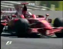 2008年F1ハンガリーGP決勝 ライコネンvsグロッグ