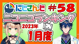 にじさんじニコニコランキング #58 2023年1月度