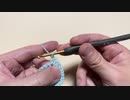 3.すじ編みの細編み