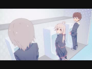 男子トイレに入っちゃうまひろちゃん【お兄ちゃんはおしまい！ ６話】