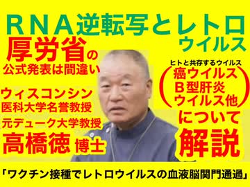 高橋徳　コロナワクチンによる人間の遺伝子組み替え