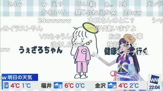 【ポン子】「うぇざろちゃん 健康診断に行く」イラスト漫談【ウェザーニュースLiVE】