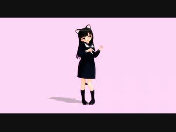 【 第15回ラジP杯参加作品】カラフルポップビート（黒髪セーラー服）