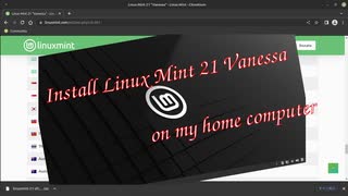 家のパソコンにLinux Mint 21 Vanessaをインストールしてみた