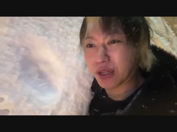 雪に顔うずめて再現度がヤバかった #金バエ #しんやっちょ