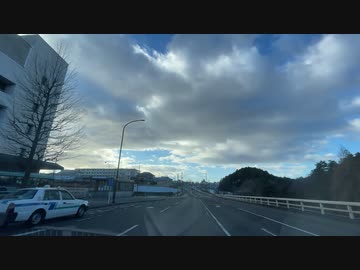 仙台近辺車載　146-1　南光台、地下鉄旭ヶ丘駅、台原労災病院あたり　2022　1230　マツダ２
