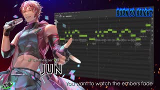 【Synthesizer V AI JUN】 Burn So Bright 【公式デモ曲】