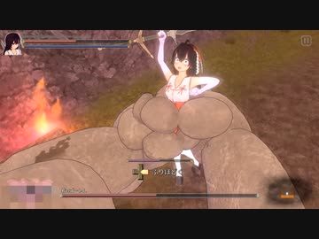 【リョナ】巫女服でニギニギギッ！【聖騎士リッカの物語】【※閲覧注意】