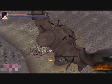 【リョナ】巫女服で腐泥酸ぶっかけ！【聖騎士リッカの物語】【※閲覧注意】